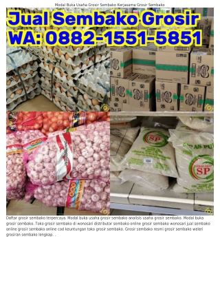 088ᒿ•I55I•585I (WA) Jual Sembako Grosir Toko Grosir Sembako Di Wonosari