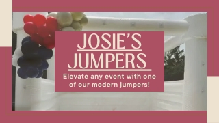 Jump House Company in Greenville, South Carolina – Josie’s Jumpers