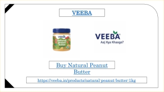 Buy Natural Peanut Butter