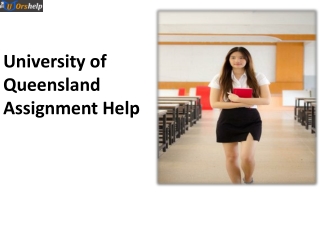 University of Queensland Assignment Help