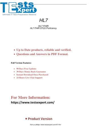 Boost Your Proficiency in HL7 FHIR STU3 with the HL7-FHIR Proficiency 2023 Exam! (2)