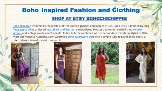 Boho Inspired Fashion and Clothing