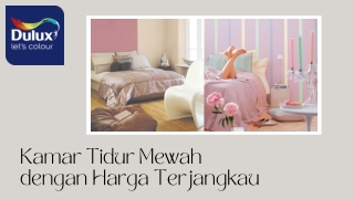 Kamar Tidur Mewah dengan Harga Terjangkau