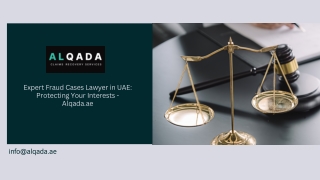 Fraud Cases Lawyer in UAE