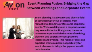 Wedding Planner In Dubai | Avion Dubai