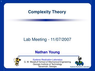 PPT - Complexity Theory PowerPoint Presentation, free download - ID:1225599