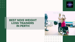 Best Ndis Weight Loss Trainers In Perth