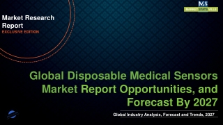 Disposable Medical Sensors Market Size to Reach US$ 9,740 million by 2027