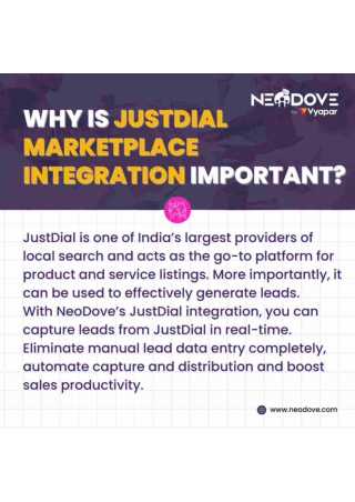 Justdial Marketplace Integration