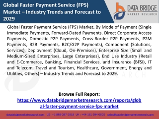 Global Faster Payment Service (FPS) Market