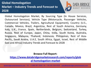 Global Homologation Market