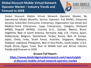 Global Discount Mobile Virtual Network Operator Market