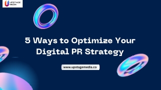 5 Ways to Optimize Your Digital PR Strategy