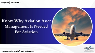 Know Why Aviation Asset Management Is Needed For Aviation
