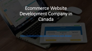 Ecommerce Website Development Company in Canada