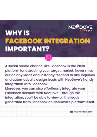 Automatically capture leads from Facebook with Facebook integration