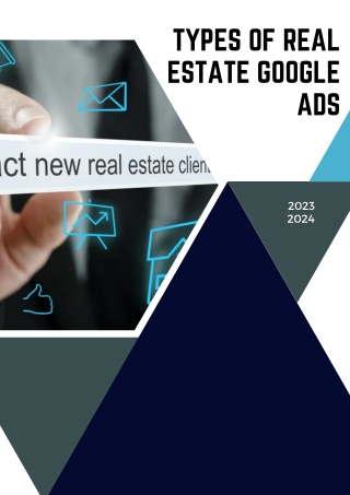 types of real estate google ads