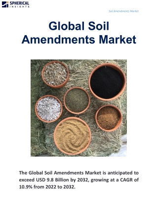 Global Soil Amendments Market