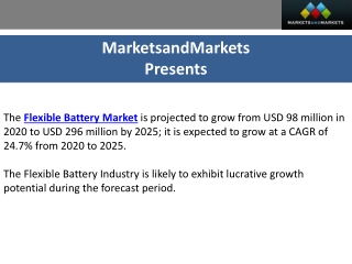 Flexible Battery Market: A Comprehensive Outlook on the $296 Million by 2025