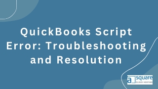 Fixing script error QuickBooks: Step-by-Step Solutions