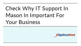 Check Why IT Support In Mason In Important For Your Business