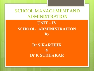 School Mgt & Ad Unit 04