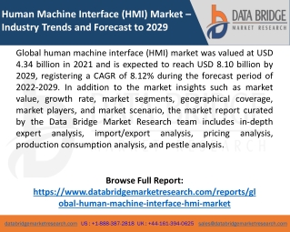 Human Machine Interface (HMI) Market