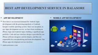 Best App Development service in Balasore smiwa infosol