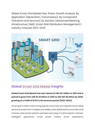 Global Smart Grid Market