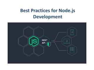 Best Practices for Node.JS development