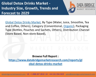 Global Detox Drinks Market