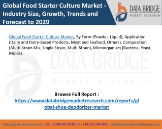 Global Food Starter Culture Market