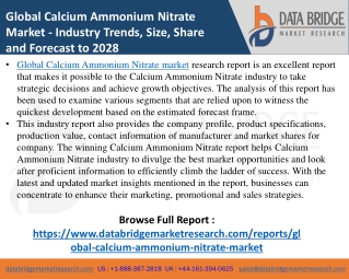 Calcium Ammonium Nitrate - Agricultural & Animal feed