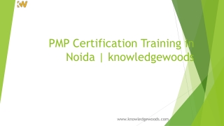 PMP Certification Training in Noida 2.0