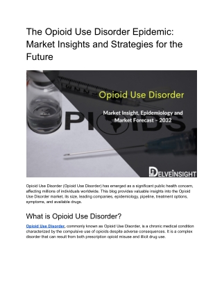 Opioid Use Disorder Market (1)