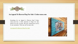 An Appeal To Heaven Flag For Sale  Cedar-sense.com