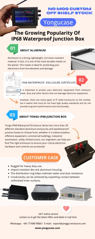 The Growing Popularity Of IP68 Waterproof Junction Box