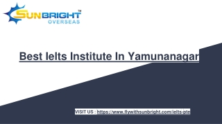 Best Ielts Institute In Yamunanagar