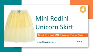 Enchanting Adventures Await with Mini Rodini Unicorn Skirt