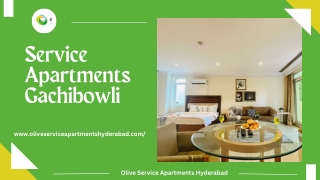 Service Apartments Gachibowli