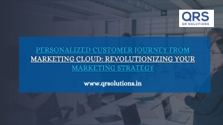 Personalized Customer Journey from Marketing Cloud Revolutionizing Your Marketing Strategy