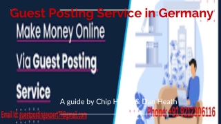 Guest Posting Service in Germany