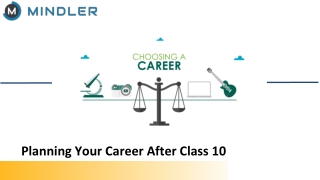 Planning Your Career After Class 10