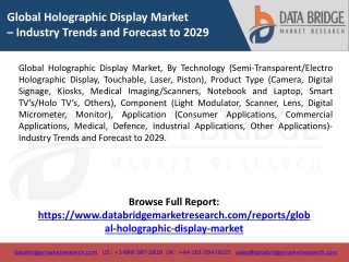 Global Holographic Display Market