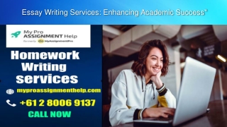 Essay Writing Services: Enhancing Academic Success