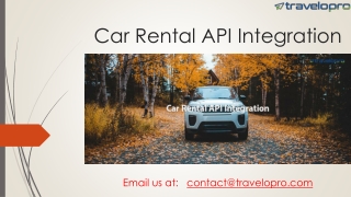 Car Rental API Integration