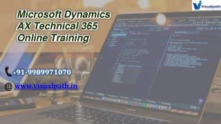 Microsoft Dynamics AX Technical 365 Online Training PPT