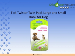 Tick Twister Twin Pack Large and Small Hook for Dog