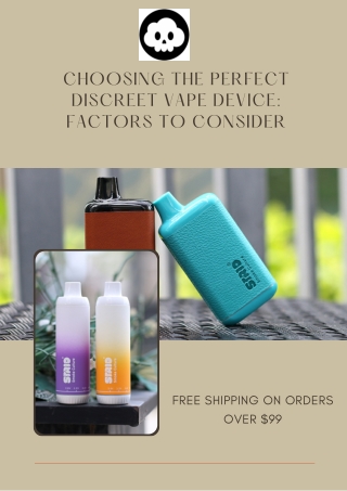 Unveiling the World of STRIO Discreet Vape Devices