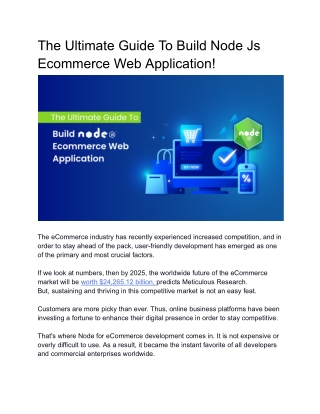 How To Build A Node.js eCommerce Web Application!